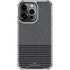 Black and Grey Stripes iPhone 16 Pro Clear Case